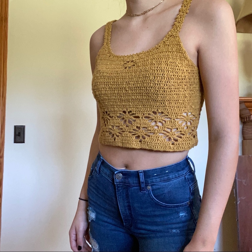 BOHO crochet top🌞🌈